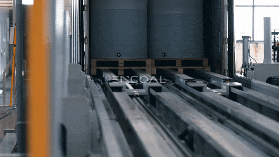 Fork Rail Unloading Cargo